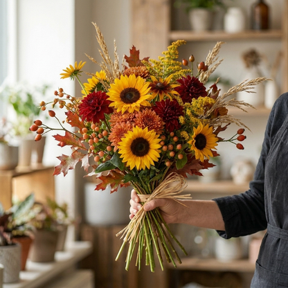 Plukboeket herfstkleuren