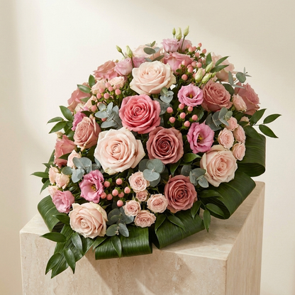 Rouwstuk Druppel Roze