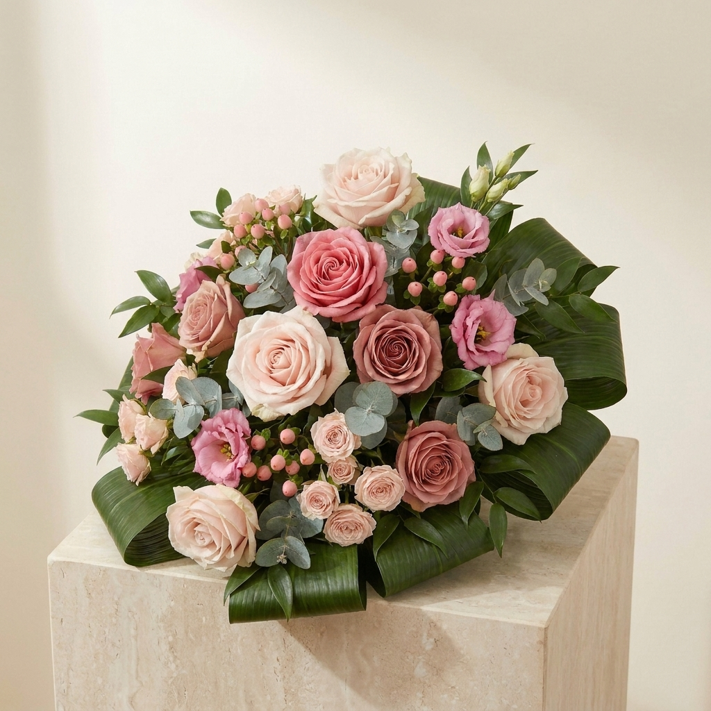 Rouwstuk Druppel Roze
